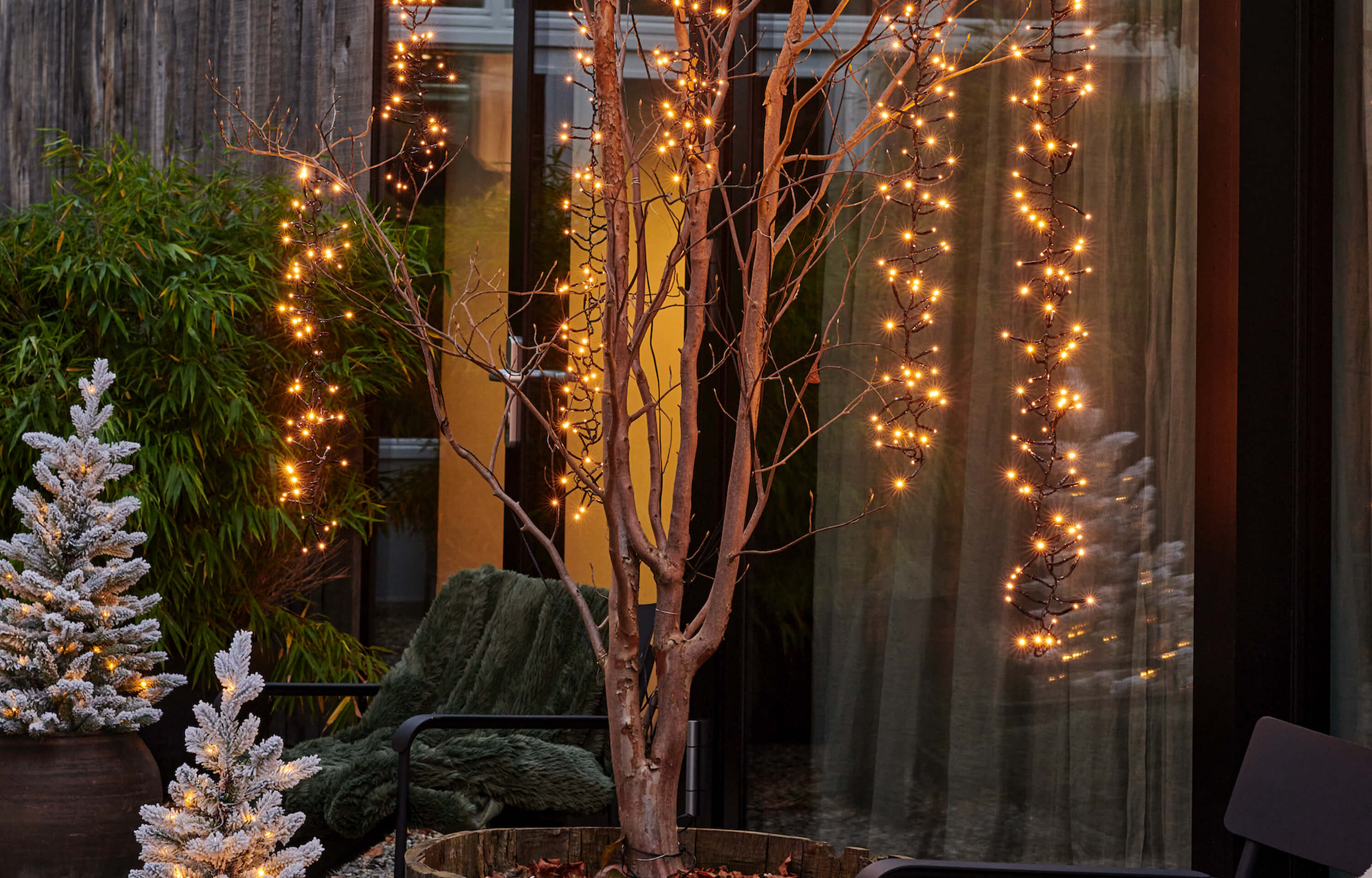 LED-Lichtervorhang