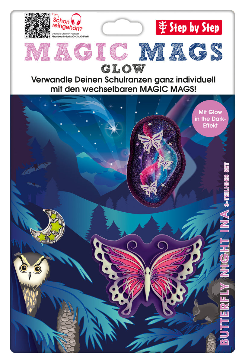 MAGIC MAGS GLOW, Butterfly Night Ina 3-teilig