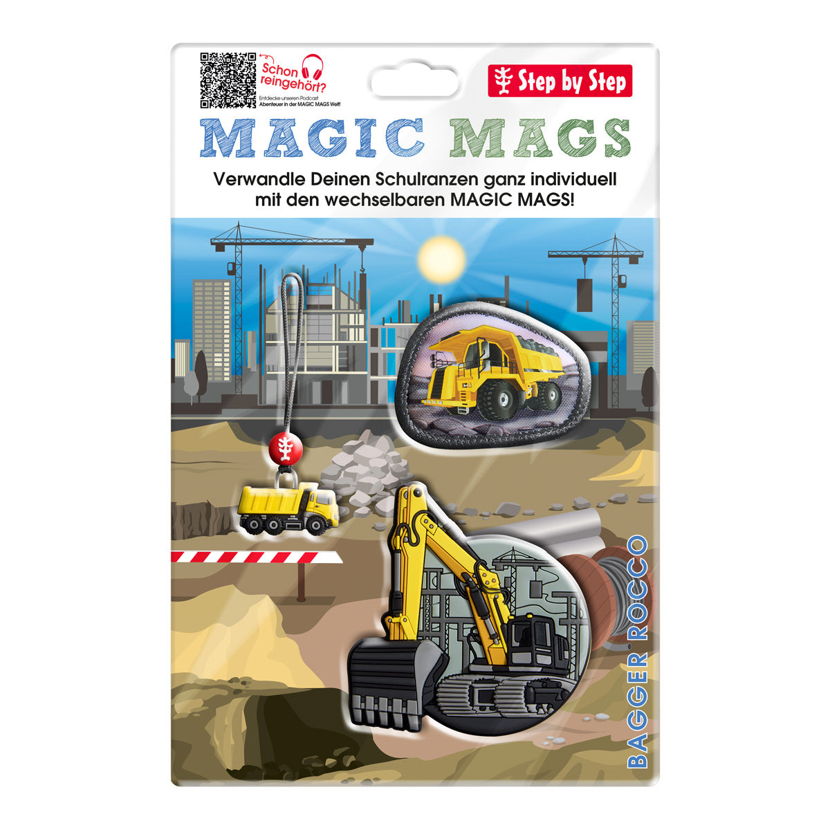 MAGIC MAGS, Bagger Rocco 3-teilig