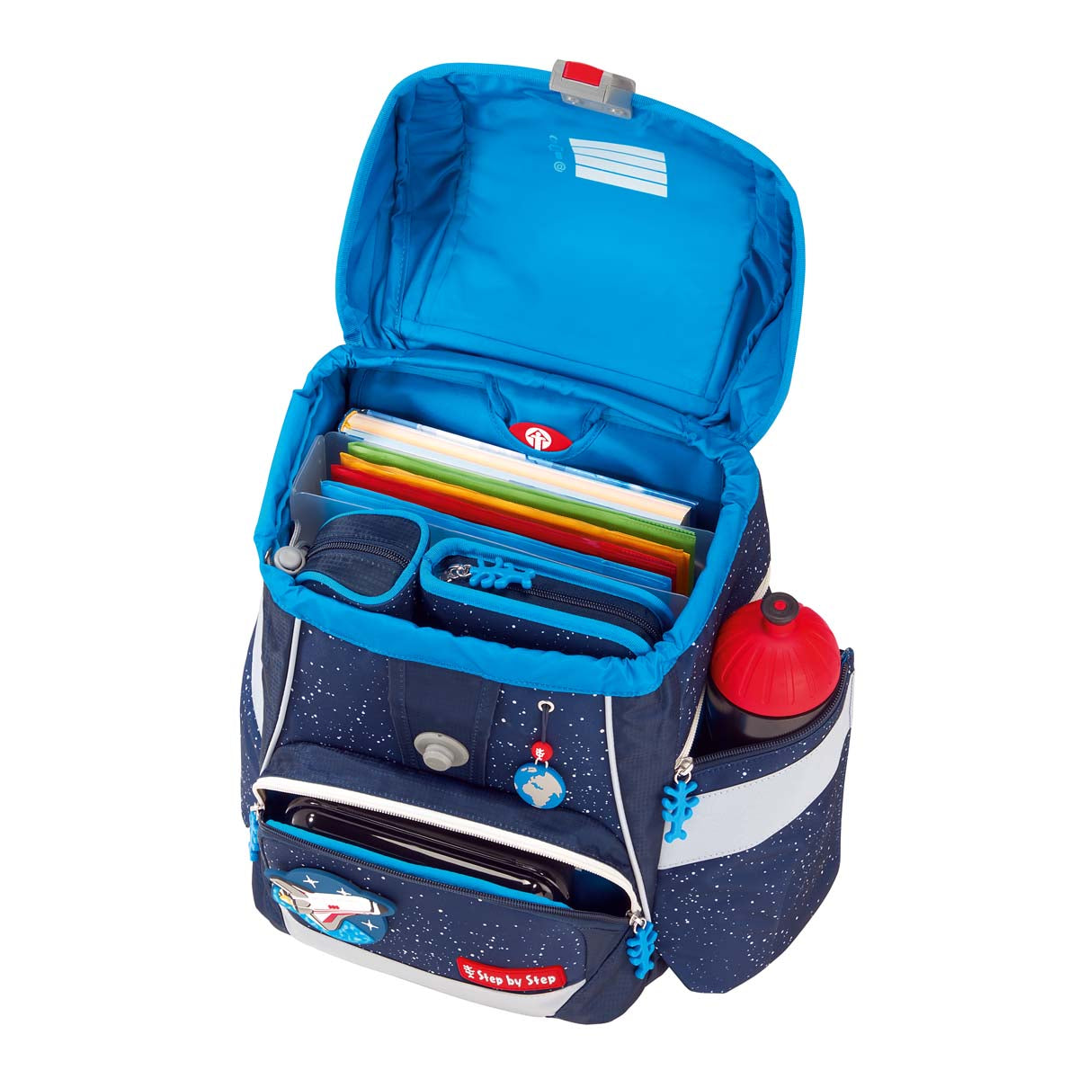 Schulranzen-Set 2IN1 PLUS Sky Rocket Rico 7-teilig