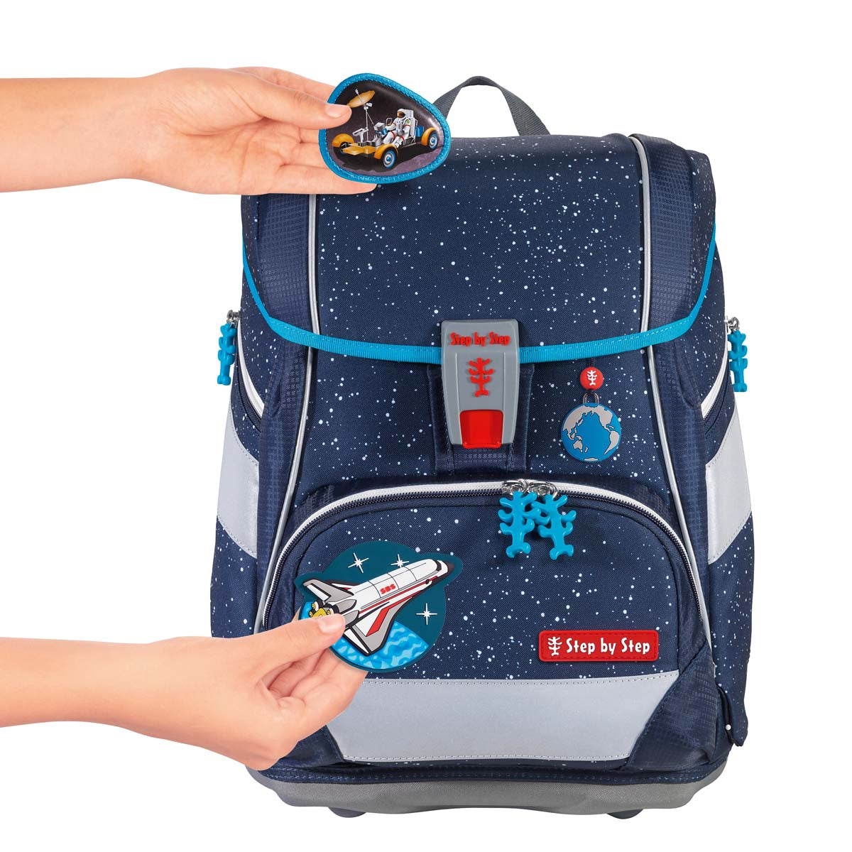 Schulranzen-Set 2IN1 PLUS Sky Rocket Rico 7-teilig