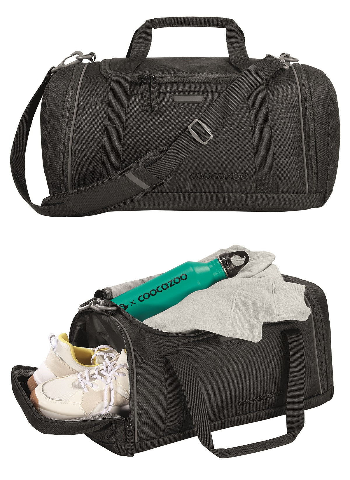 Schulrucksack-Set PORTER, Black Coal 3-teilig