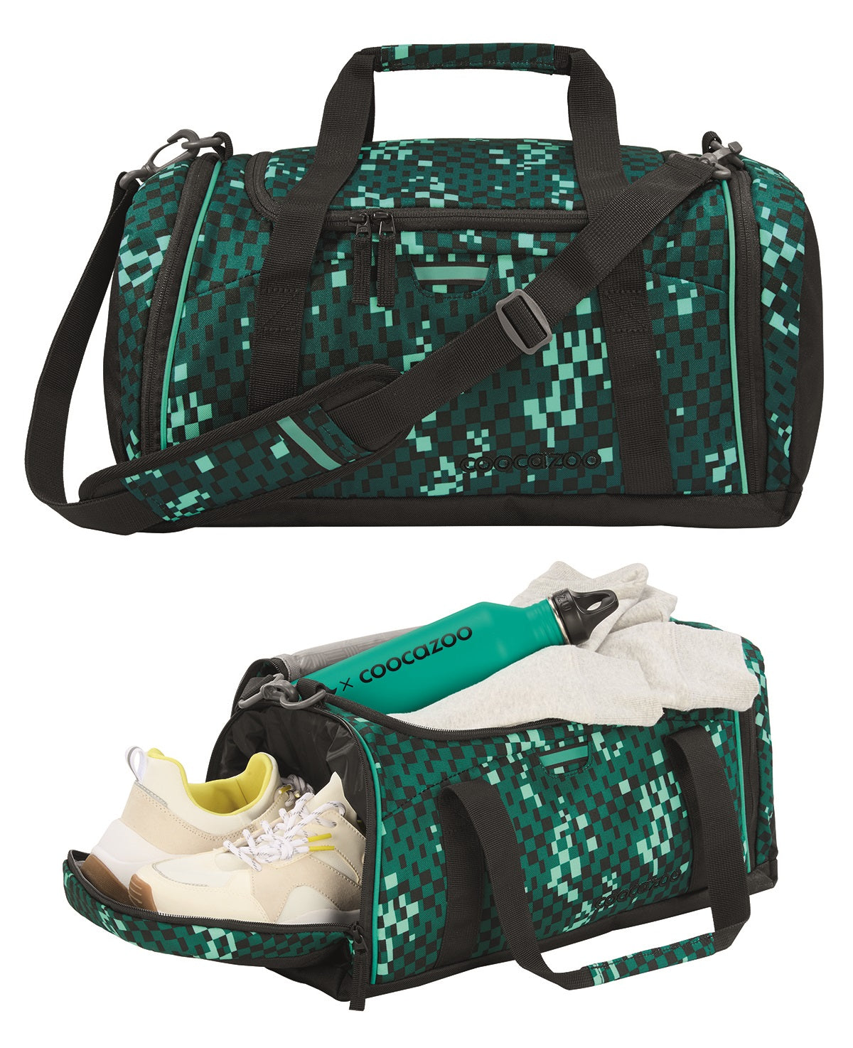 Schulrucksack-Set PORTER, Pixel Blox 3-teilig