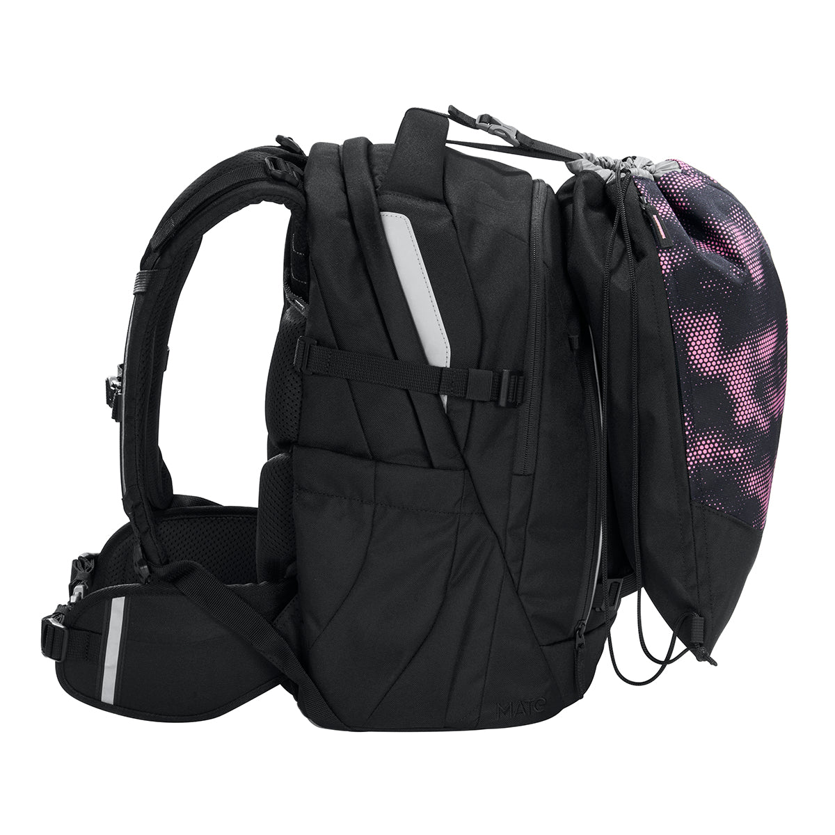 Schulrucksack-Set PORTER, Pink Illusion 3-teilig