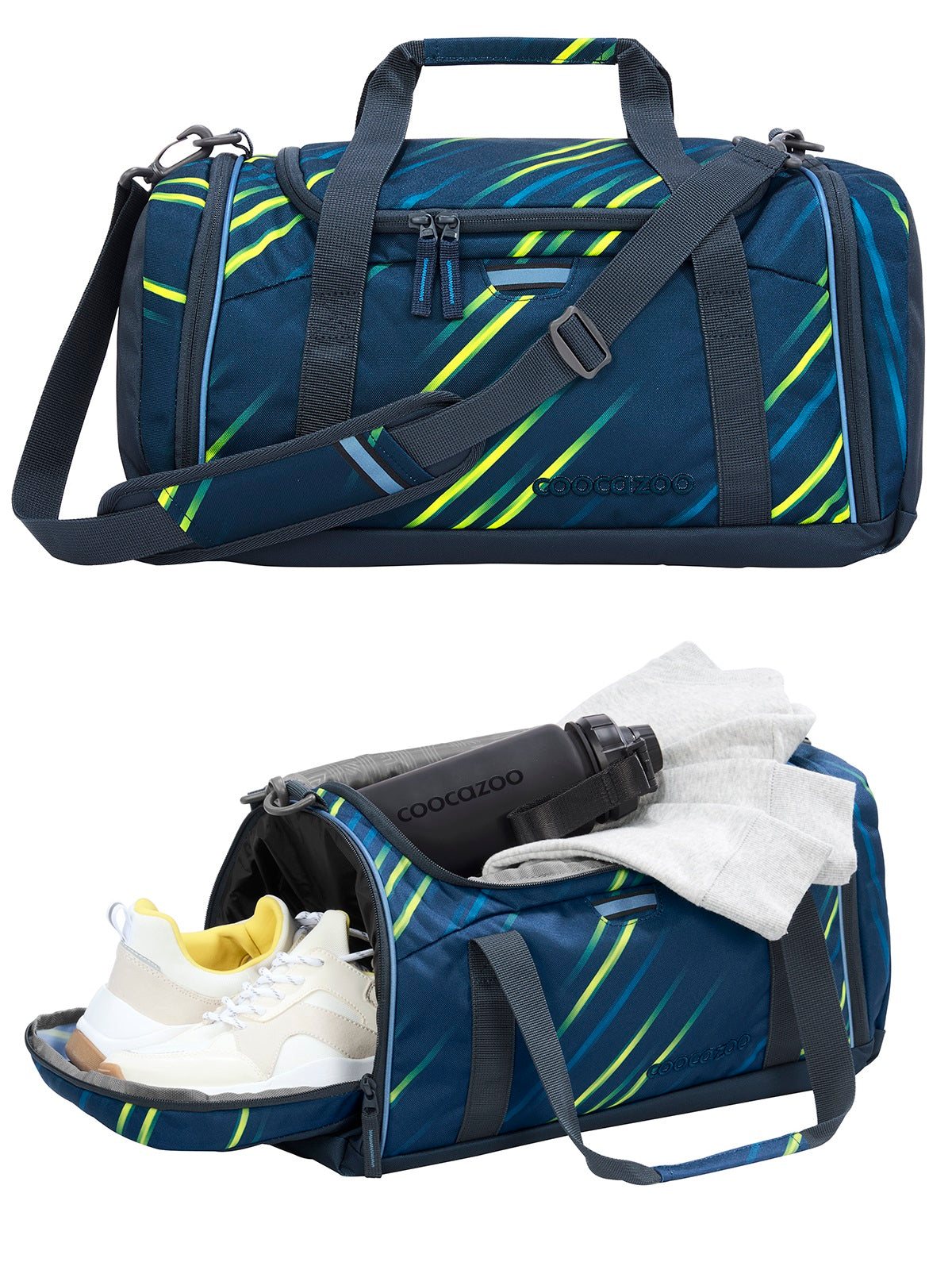 Schulrucksack-Set MATE Fast Lime 3-teilig