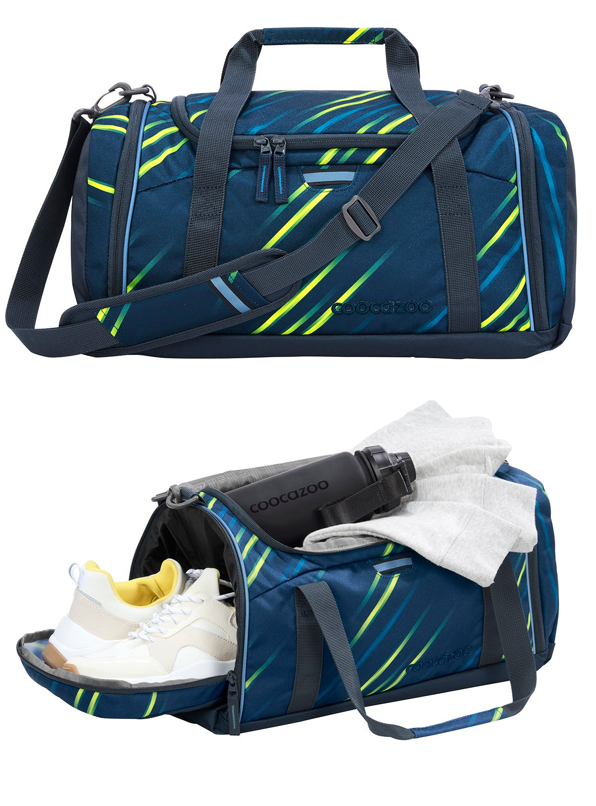 Schulrucksack-Set PORTER, Fast Lime 3-teilig