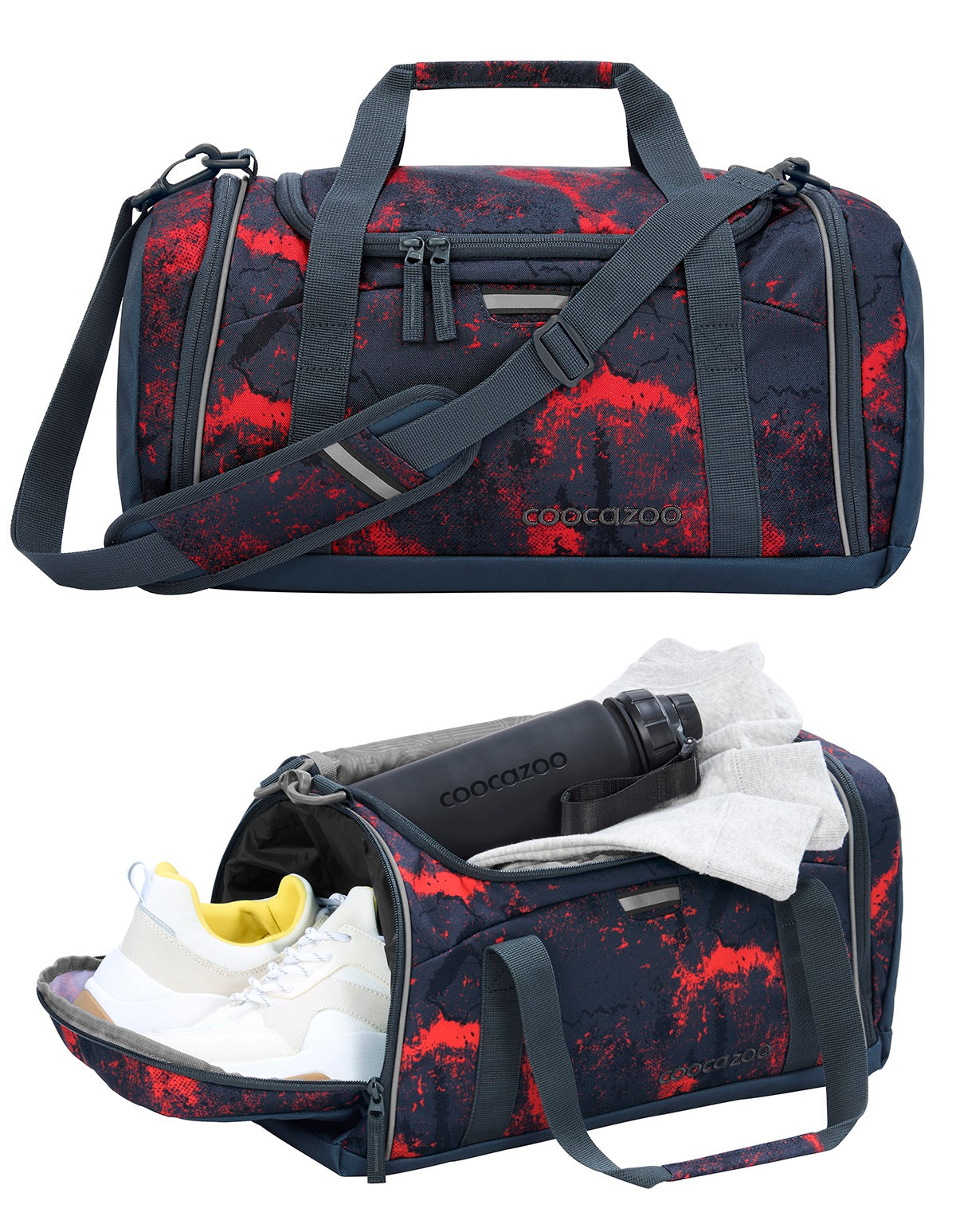 Schulrucksack-Set MATE Broken Black 3-teilig