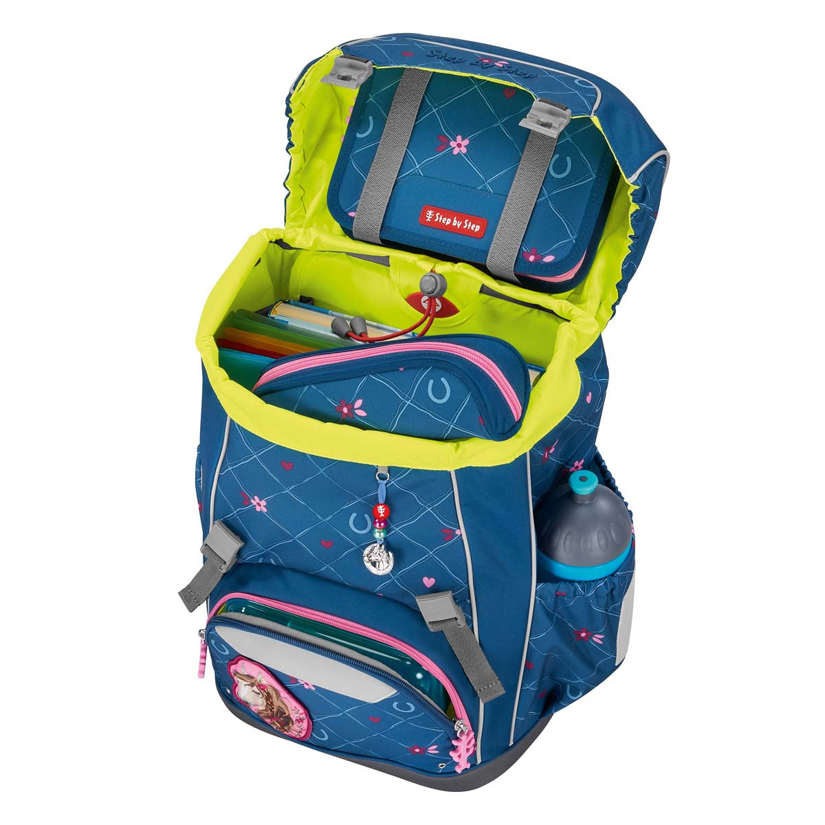 Schulranzen GIANT Horse Lima Set 5-teilig