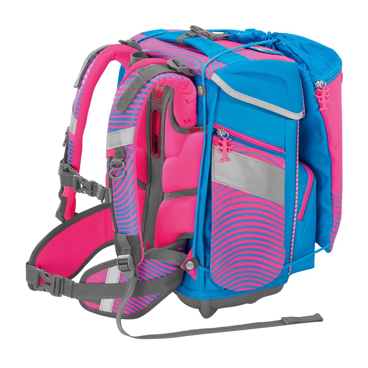 Schulranzen-Set SPACE NEON Kolibri Kaja 5-teilig