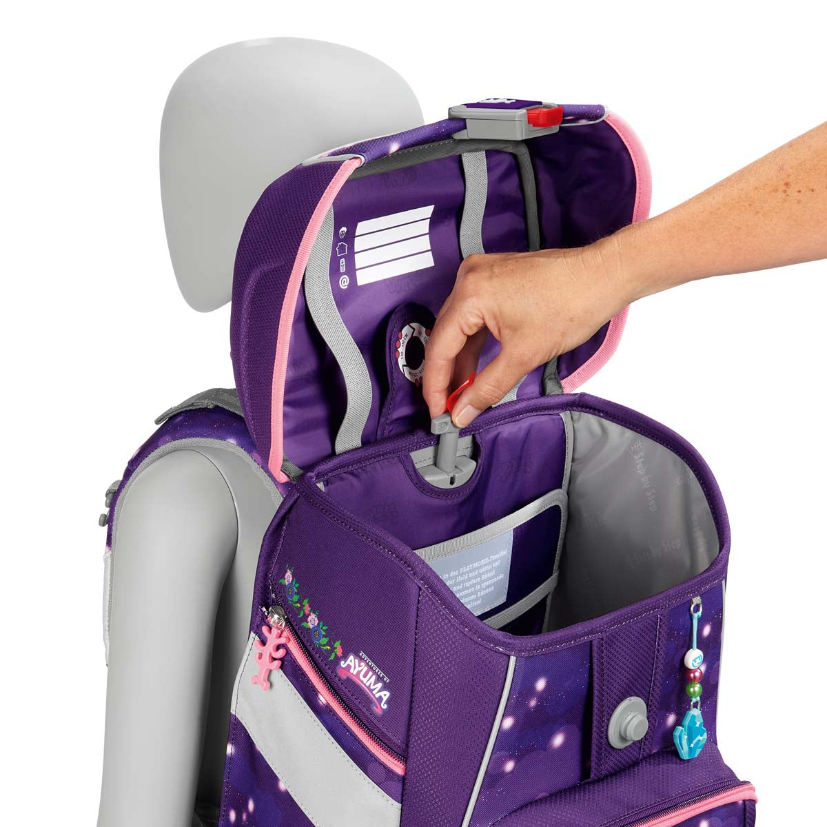 Schulranzen-Set SPACE PLAYMOBIL Ayuma Leavi 5-teilig