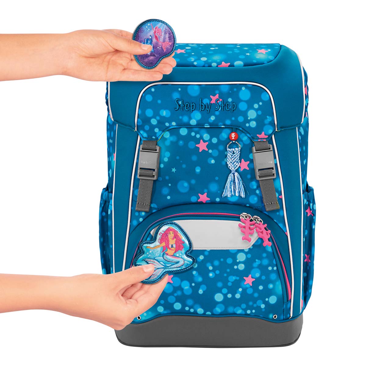 Schulranzen GIANT Mermaid Lola Set 5-teilig