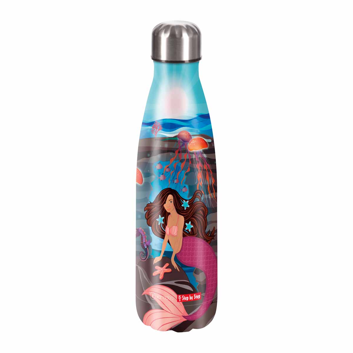 Edelstahl Trinkflasche 0,5 l Mermaid Delia