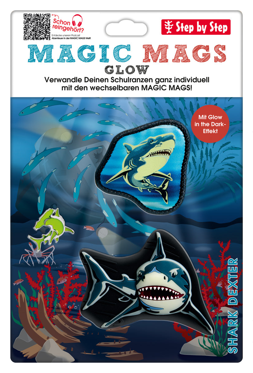MAGIC MAGS GLOW, Shark Dexter 3-teilig