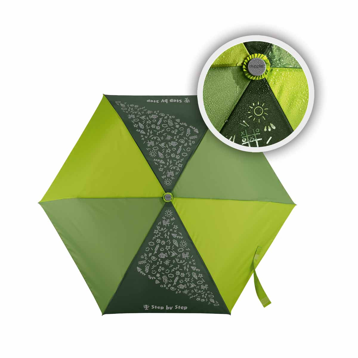 Regenschirm Magic Rain EFFECT Lime