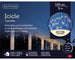 Lichtervorhang ICICLE TWINKLE 119 LED 5 m warm weiß, weißes Kabel