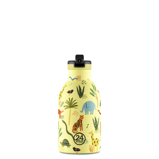 Edelstahl Trinkflasche Kids Bottle "Jungle Friends" 0,25 l