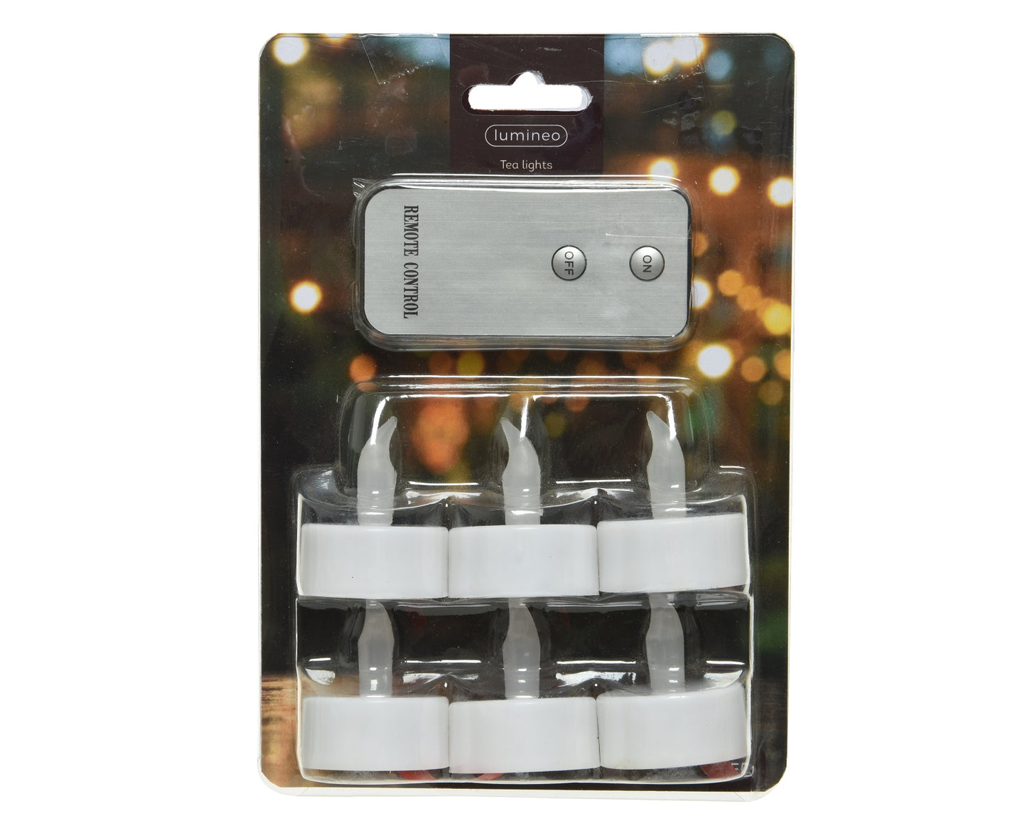 LED Teelicht 6 Stück mit Fernbedienung, batteriebetrieben