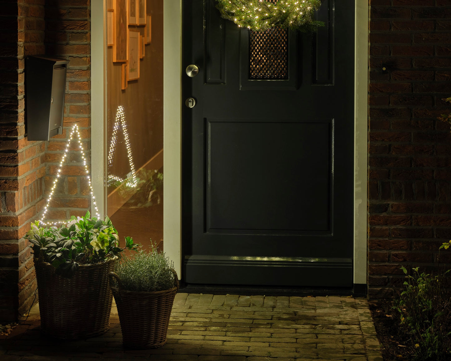 LED Baum Gartenstecker 110 LED warm weiß