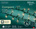 Lichterkette COMPACT 500 LED 11 m warm weiß, grünes Kabel