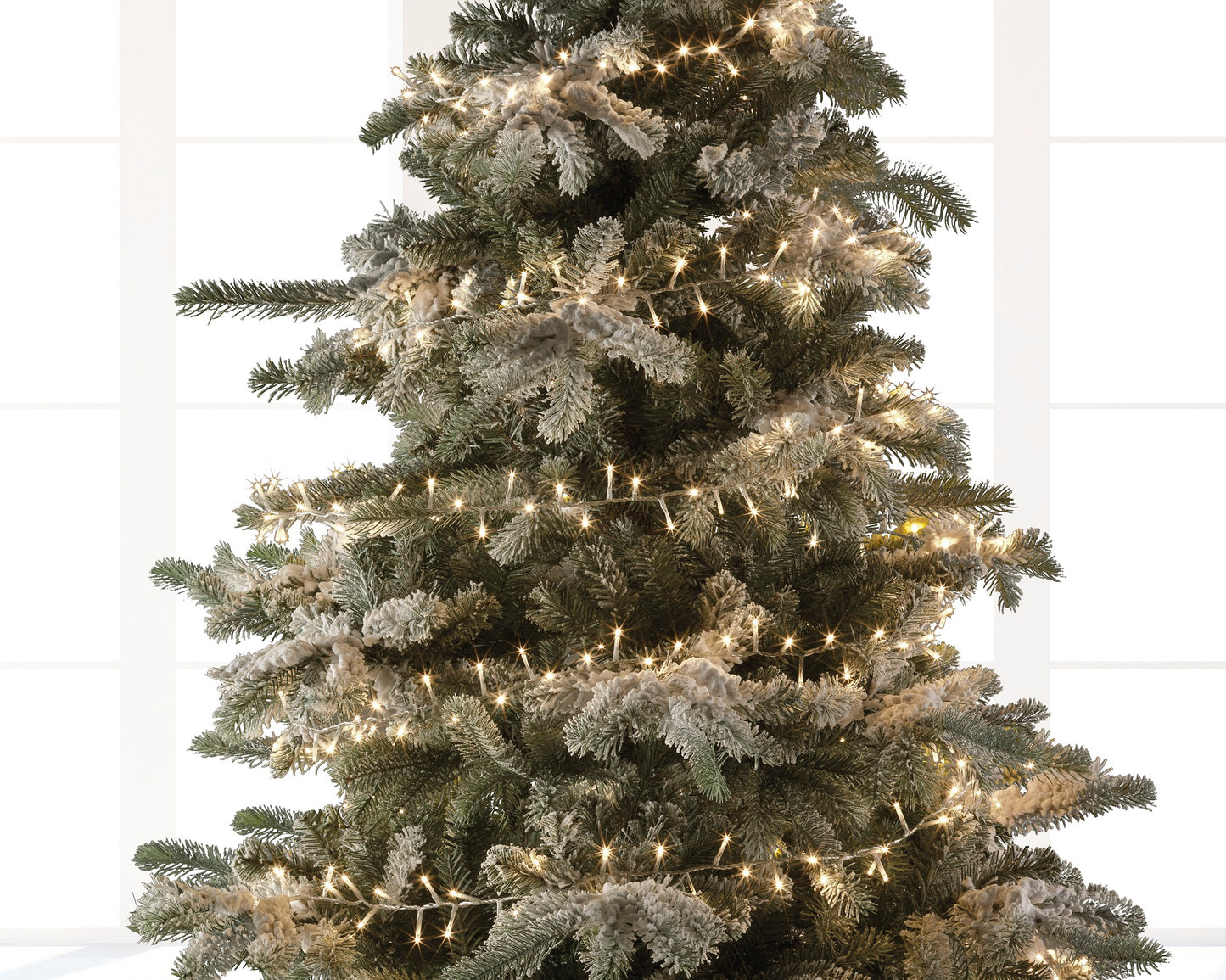 Lichterkette Compact 1500 LED 34m warm weiß, transparentes Kabel