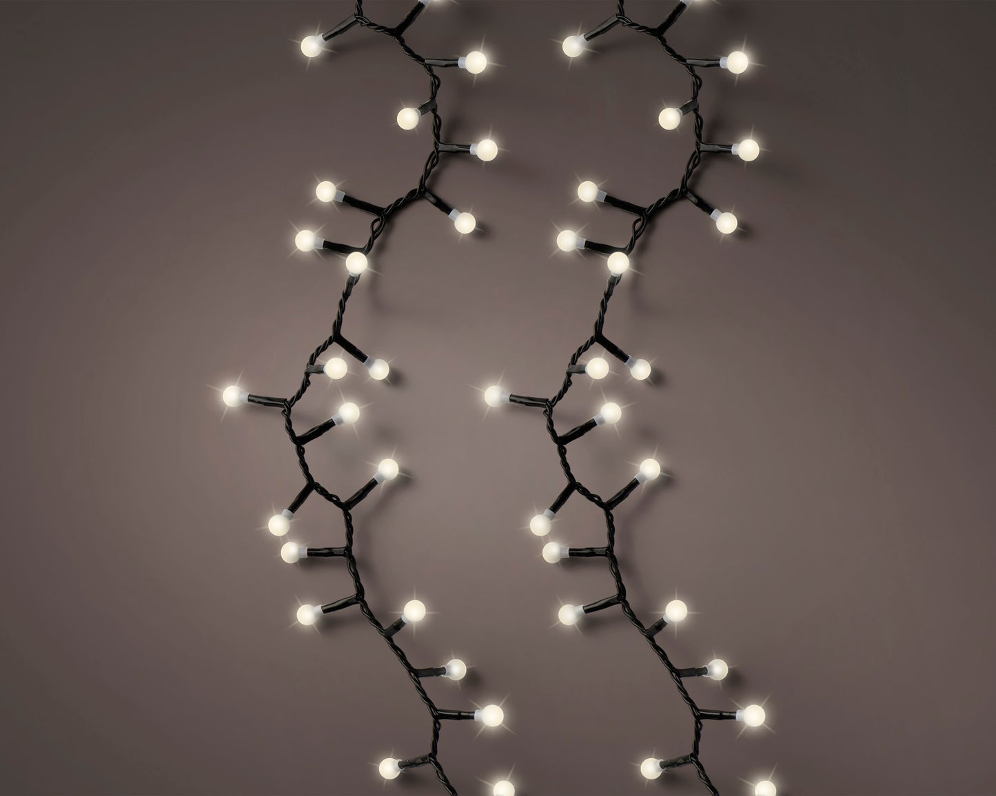 Lichterkette CHERRY Compact Twinkle 350 LED 7,5 m warm weiß, schwarzes Kabel