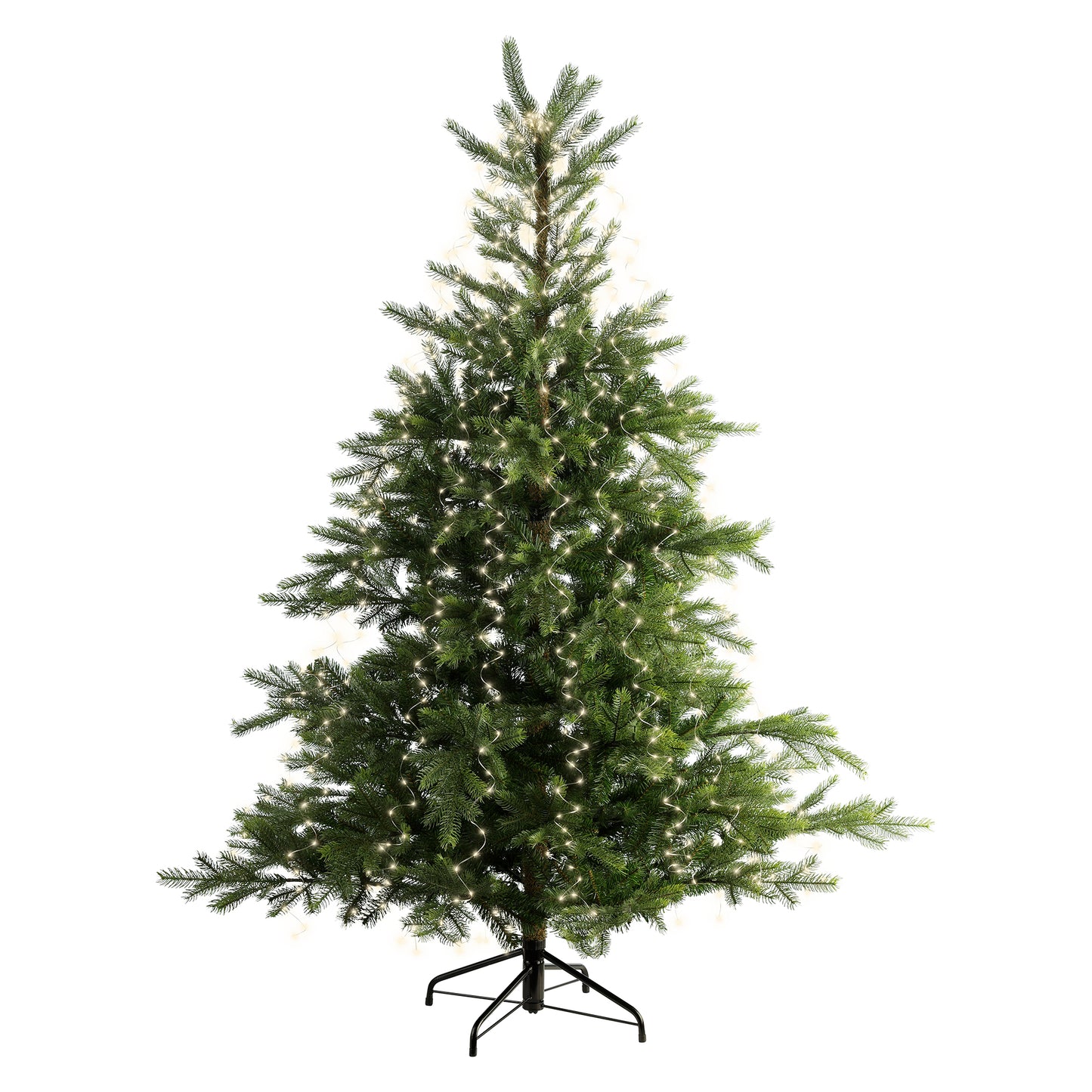Lichterkette TREE LIGHTS 408 LED 1,8 m warm weiß, Silberdraht