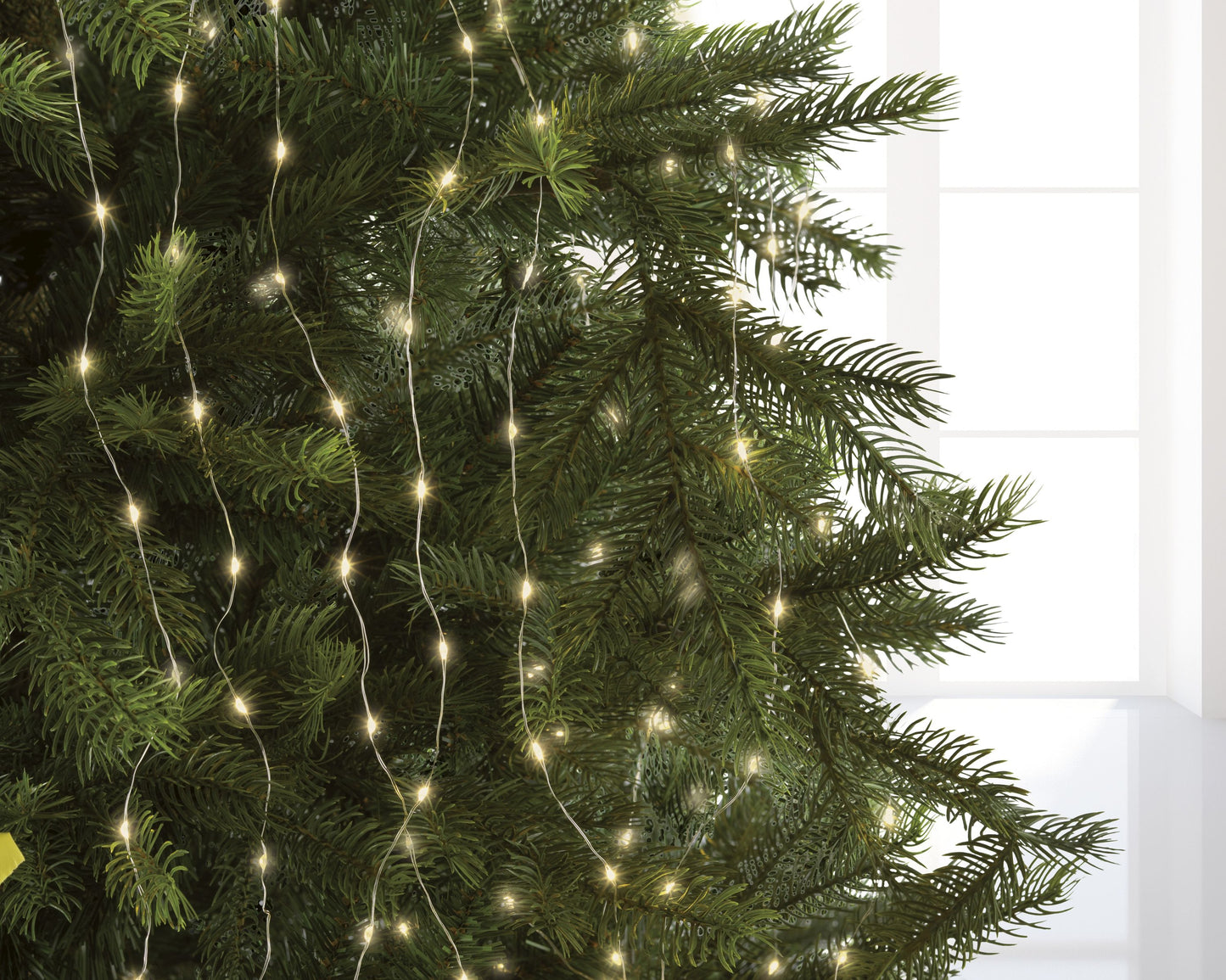 Lichterkette TREE LIGHTS 672 LED 2,1 m warm weiß, Silberdraht