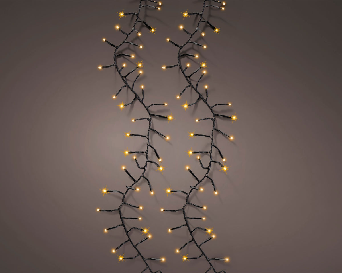 B-Ware Lichterkette EXCELLENT TWINKLE 1272 LED 20 m klassisch warm, schwarzes Kabel