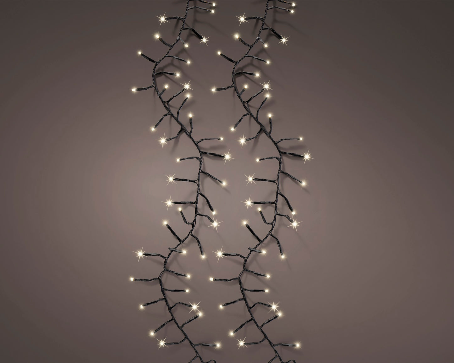 Lichterkette EXCELLENT TWINKLE 648 LED 10 m warm weiß, schwarzes Kabel