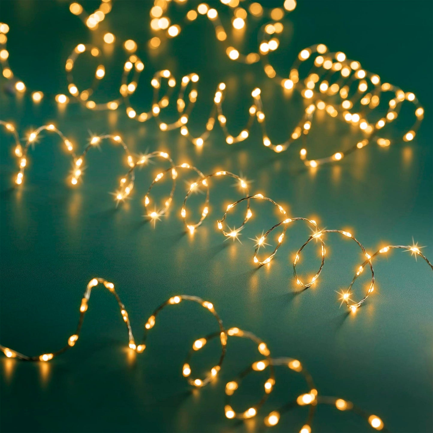 Lichterkette STRING LIGHTS TWINKLE 567 LED 9 m, klassisch warm, Silberdraht