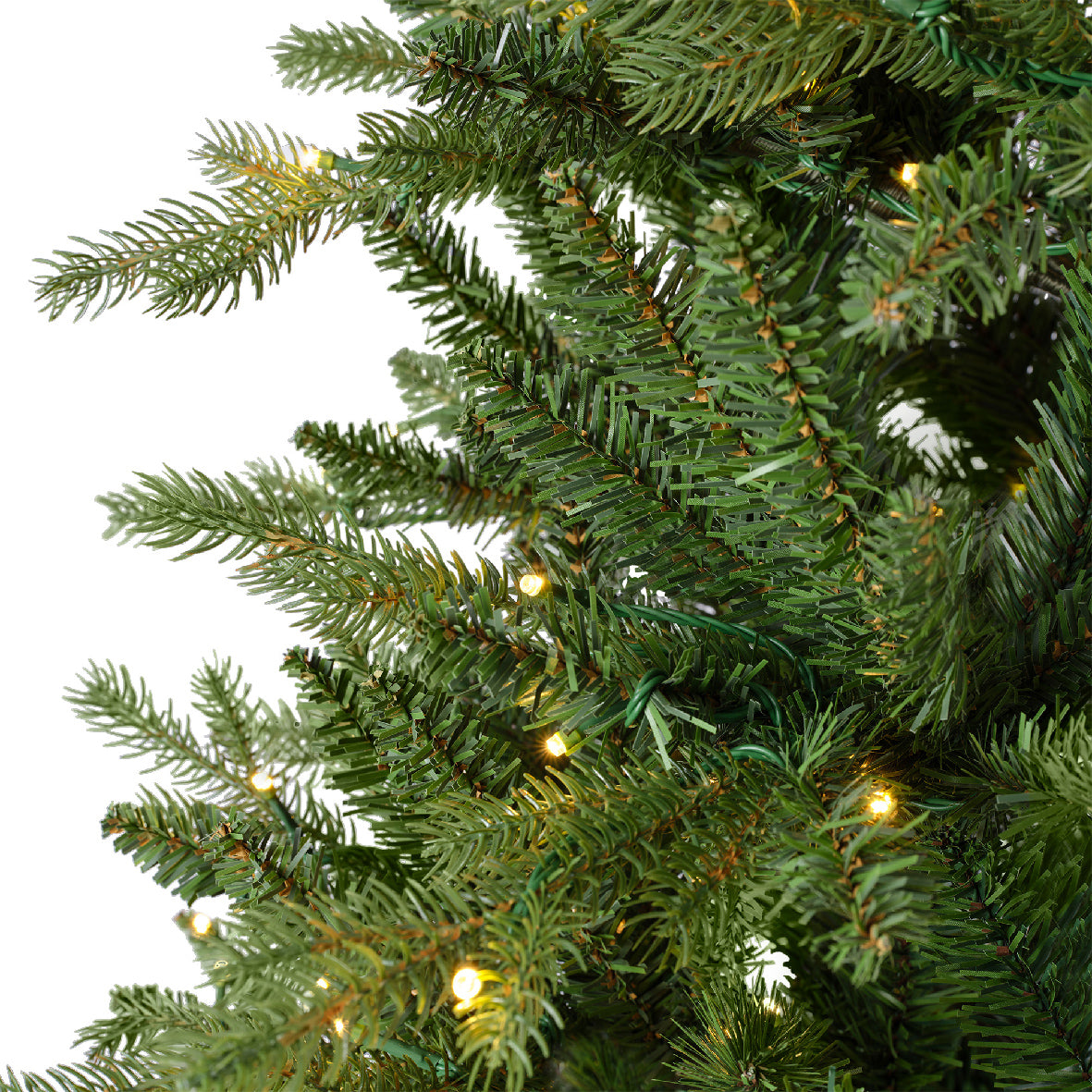 Künstlicher Weihnachtsbaum, Allison Pine grün, 210 cm, Beleuchtet