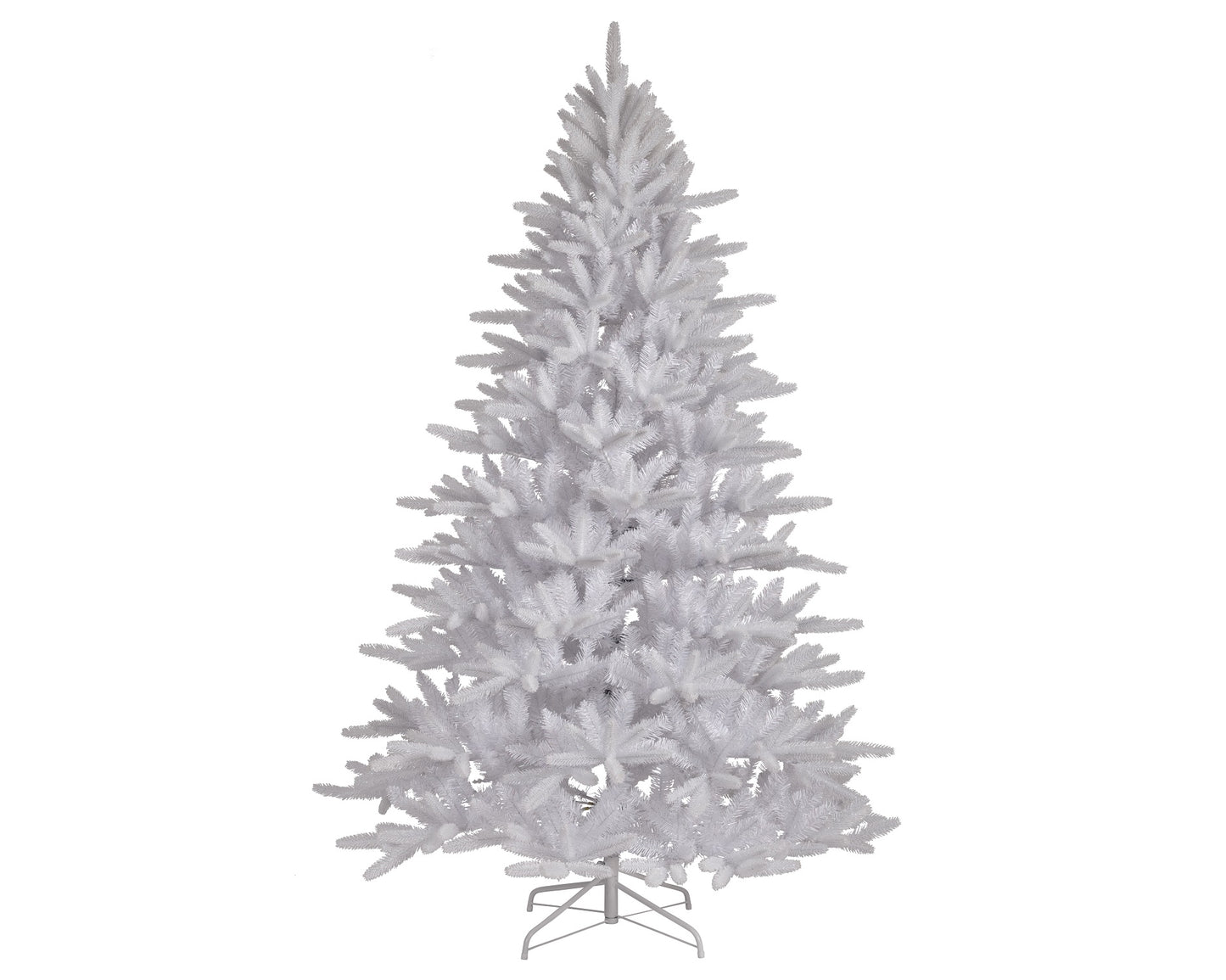 Künstlicher Weihnachtsbaum, COPENHAGEN 180 cm, Weiß mit Glitzer