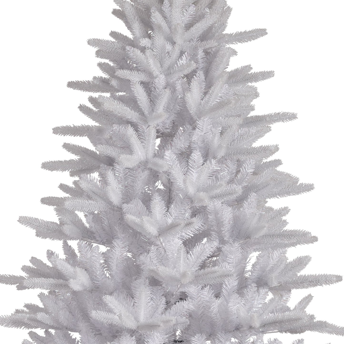 Künstlicher Weihnachtsbaum, COPENHAGEN 180 cm, Weiß mit Glitzer