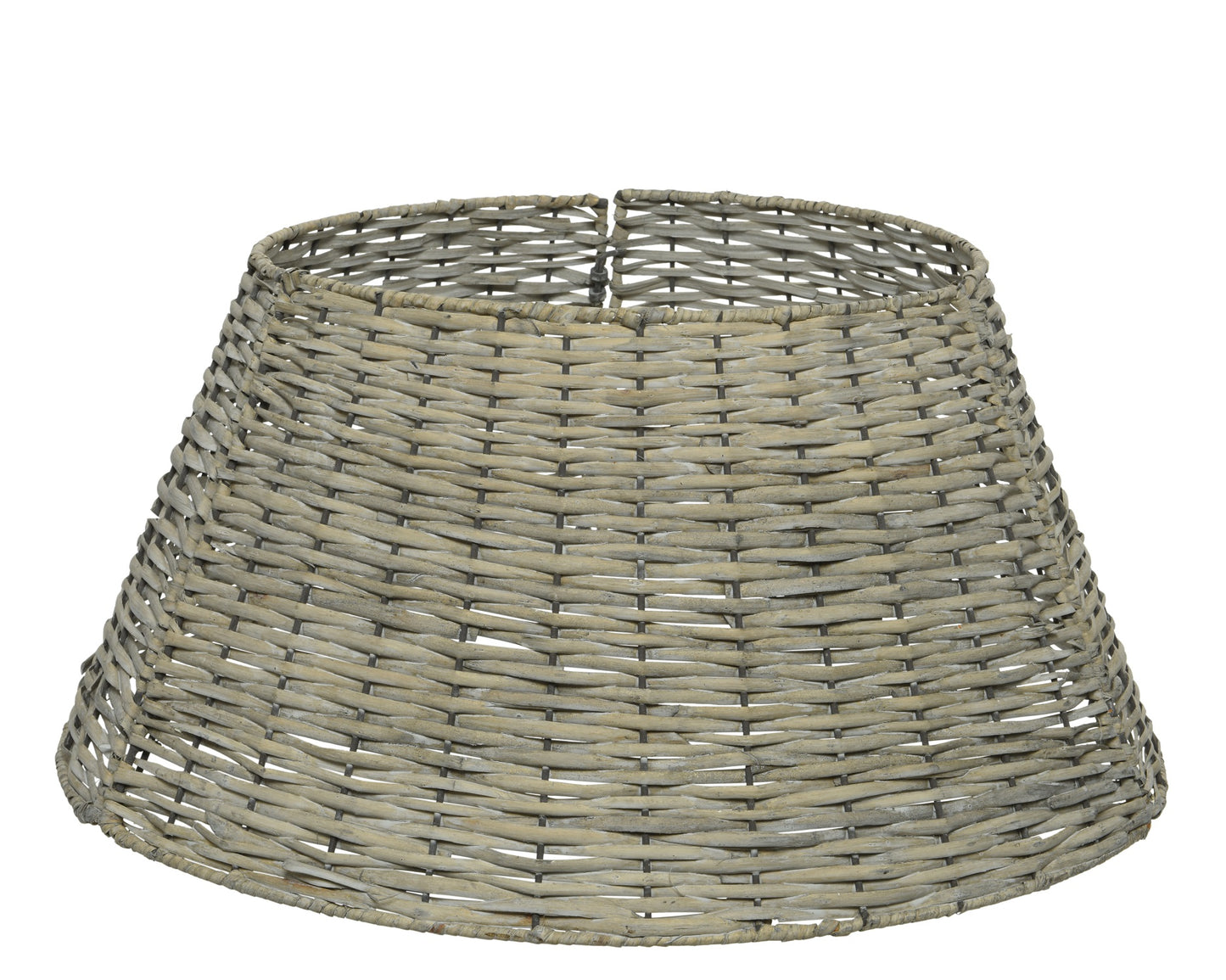 Baumring Weide Grau, Weihnachtsbaum, H: 28 cm / Ø: 57 cm