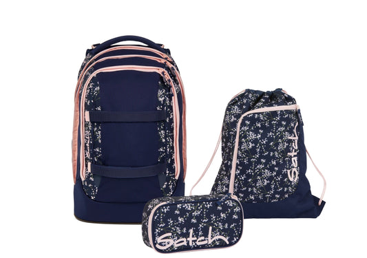 Schulrucksack-Set PACK Bloomy Breeze 3-teilig, Kollektion 2025