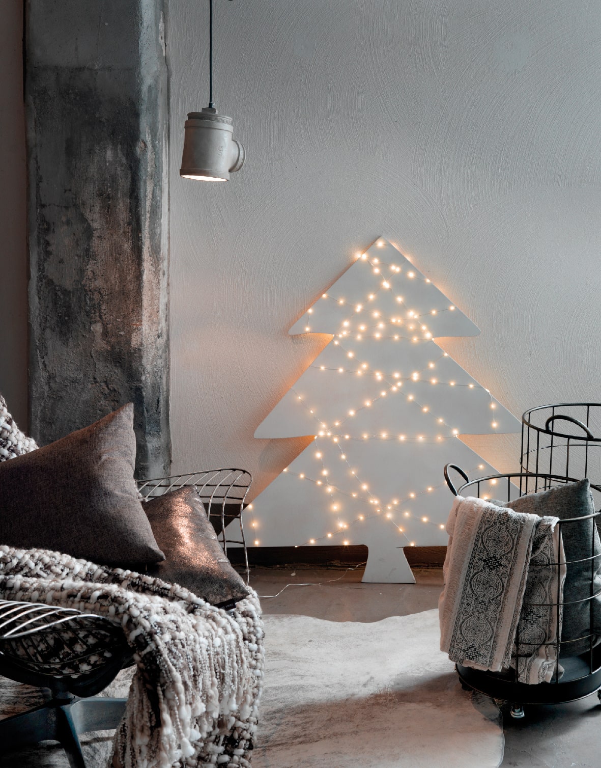 Lichterkette STRING LIGHTS 240 LED 12 m warm weiß, Silberdraht