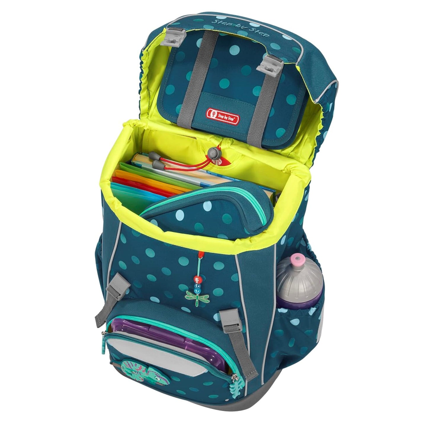 Schulranzen-Set GIANT Tropical Chameleon 5-teilig