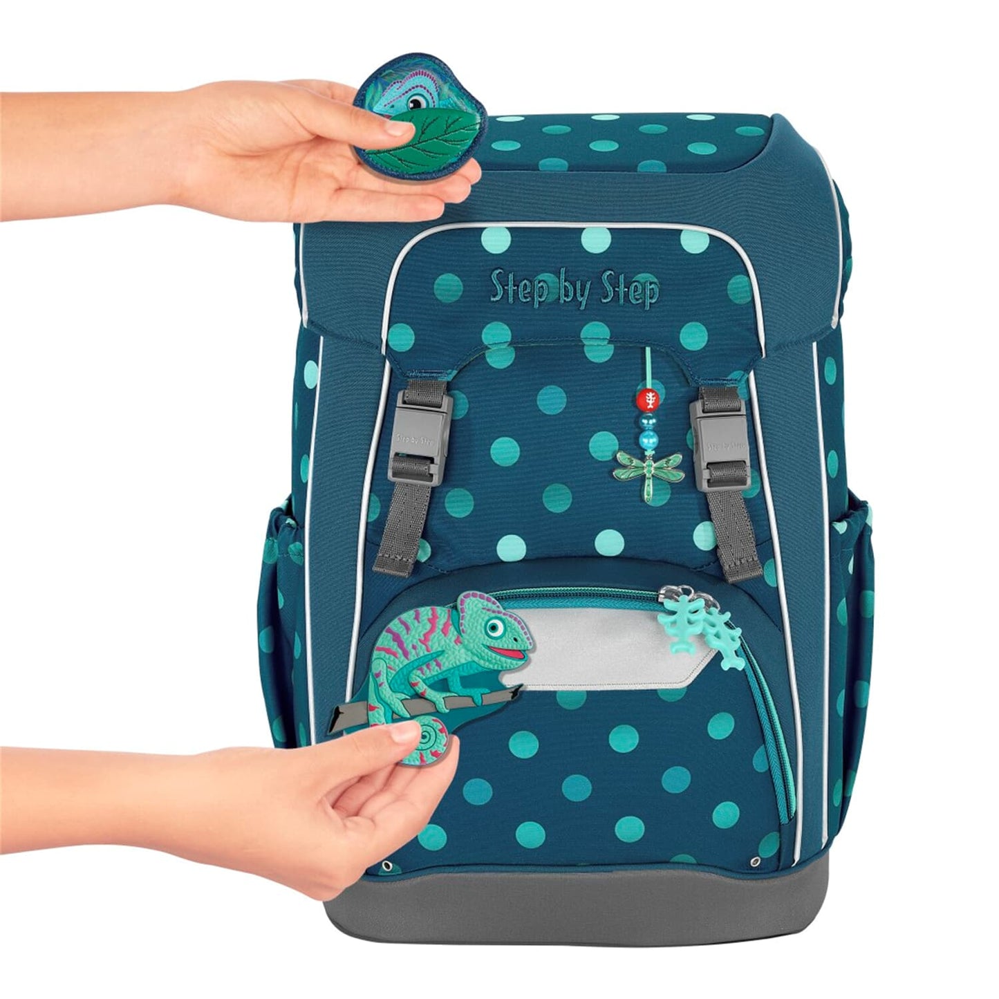 Schulranzen-Set GIANT Tropical Chameleon 5-teilig