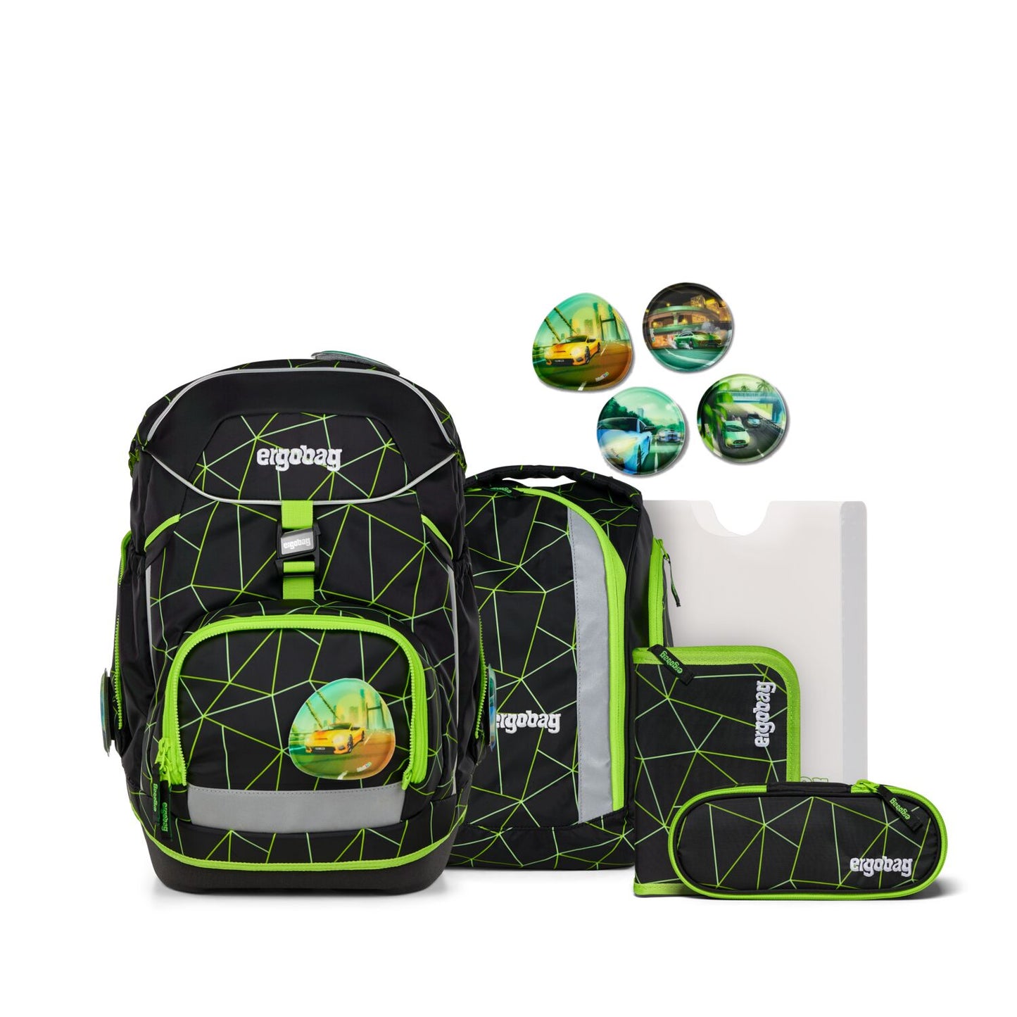 Schulranzen-Set PACK CyBär Race 6-teilig