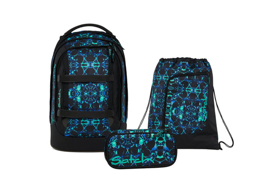 Schulrucksack-Set PACK Caleido Blue 3-teilig, Kollektion 2025