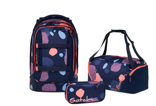 Schulrucksack-Set PACK Coral Reef 3-teilig, Kollektion 2025
