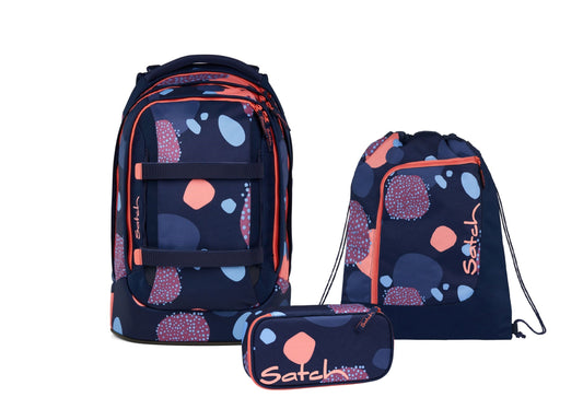 Schulrucksack-Set PACK Coral Reef 3-teilig, Kollektion 2025
