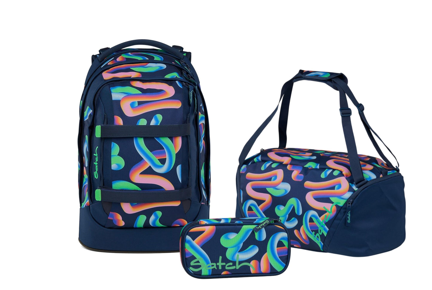 Schulrucksack-Set PACK Crazy Twist 3-teilig, Kollektion 2025