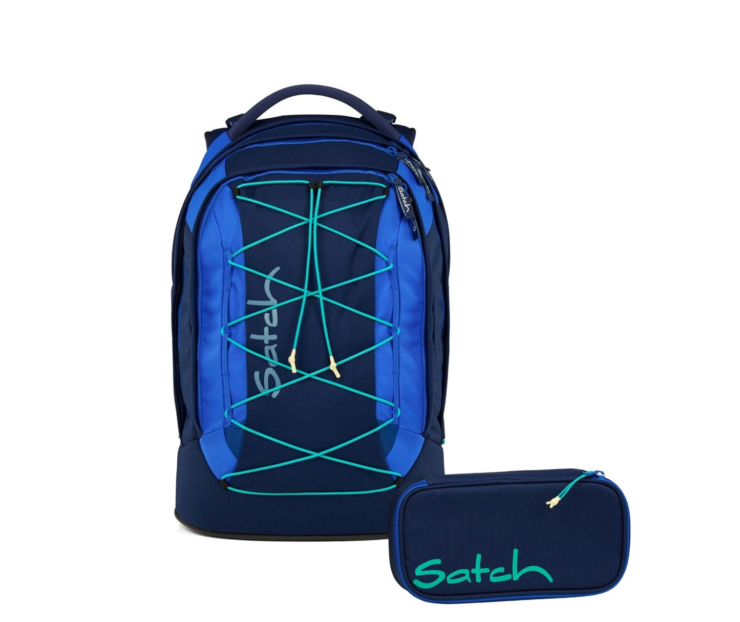 Schulrucksack-Set PACK Crossed Blue 2-teilig, Kollektion 2025