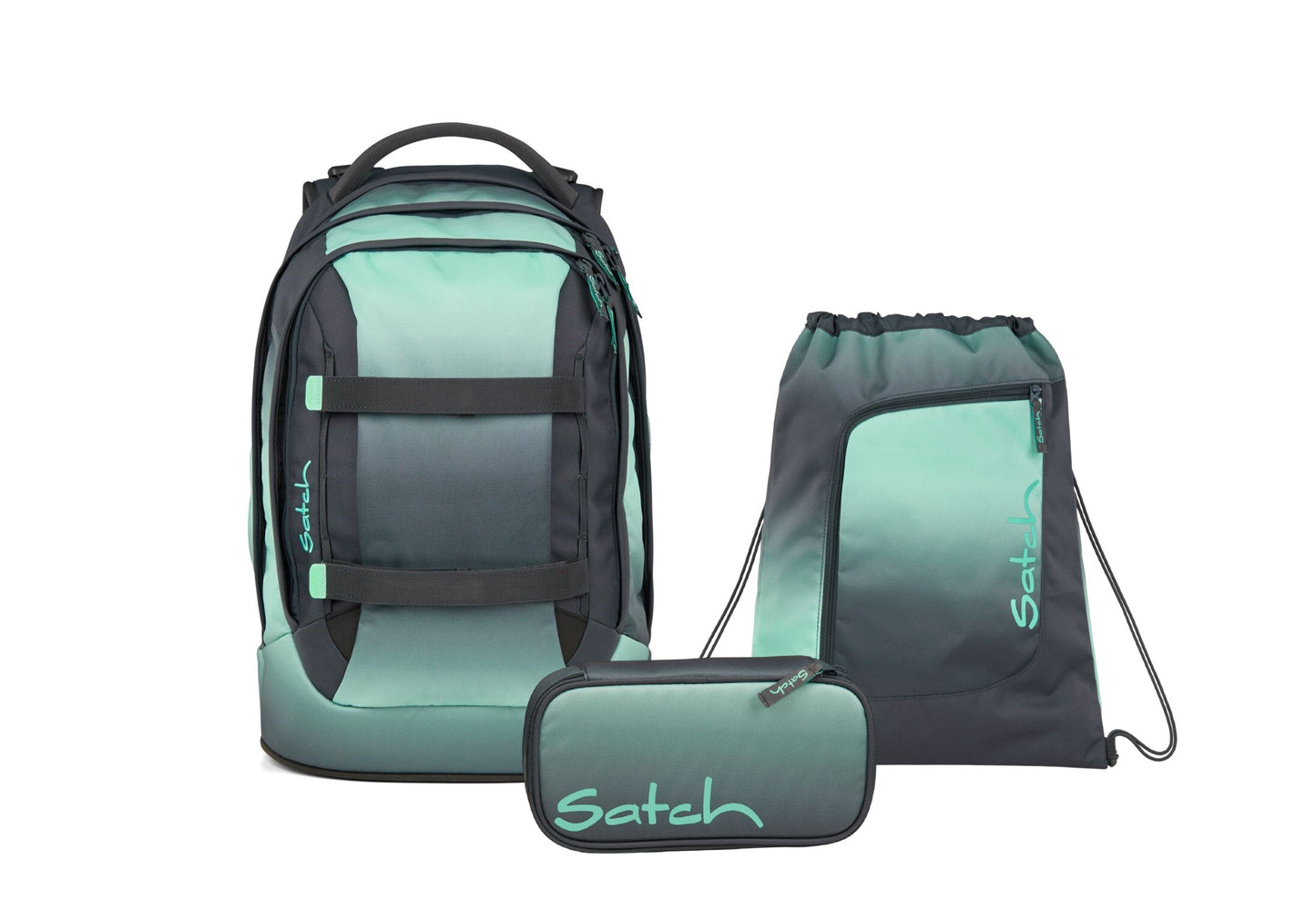 Schulrucksack-Set PACK Gradient Mint 3-teilig