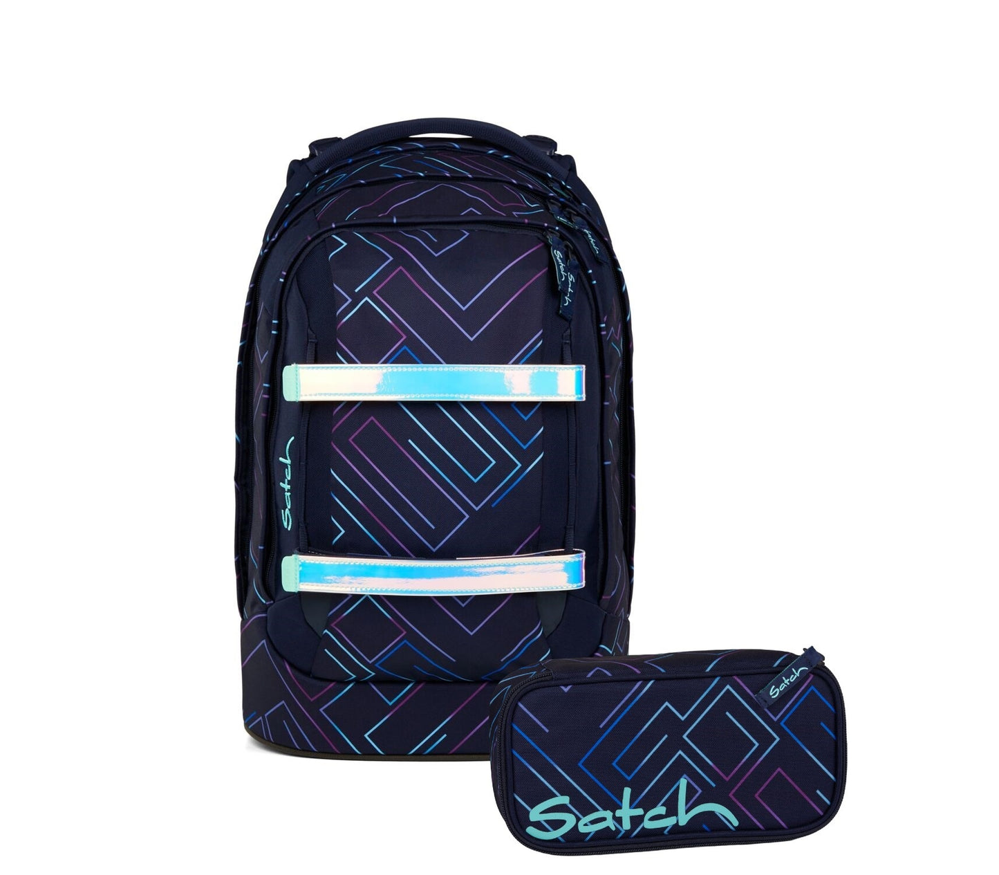 Schulrucksack-Set PACK Purple Laser 2-teilg, Kollektion 2025