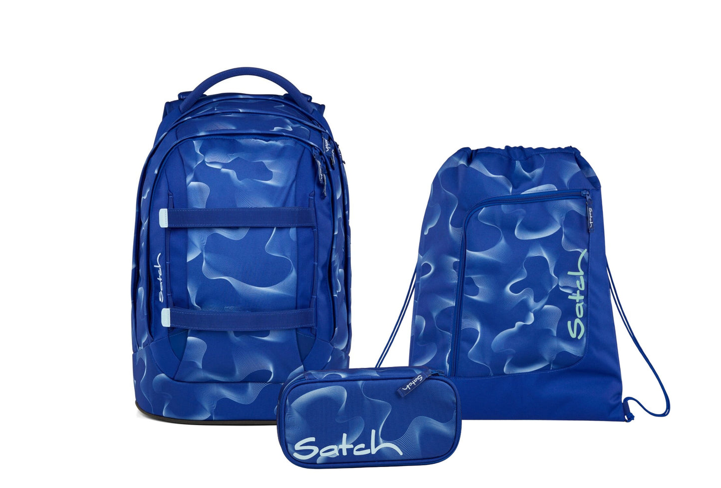 Schulrucksack-Set PACK Vibrant Blue 3-teilig, Kollektion 2025