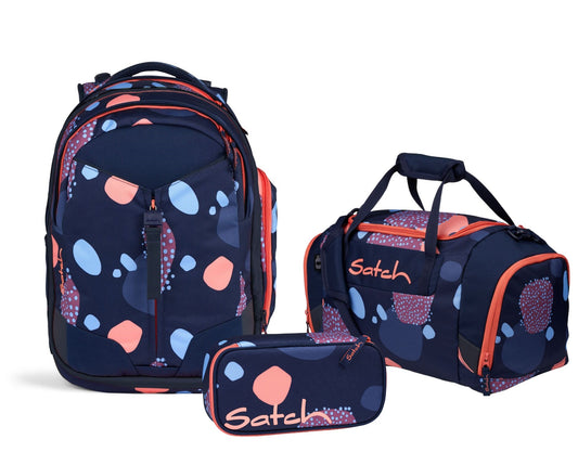 Schulrucksack-Set MATCH Coral Reef 3-teilig, Kollektion 2024