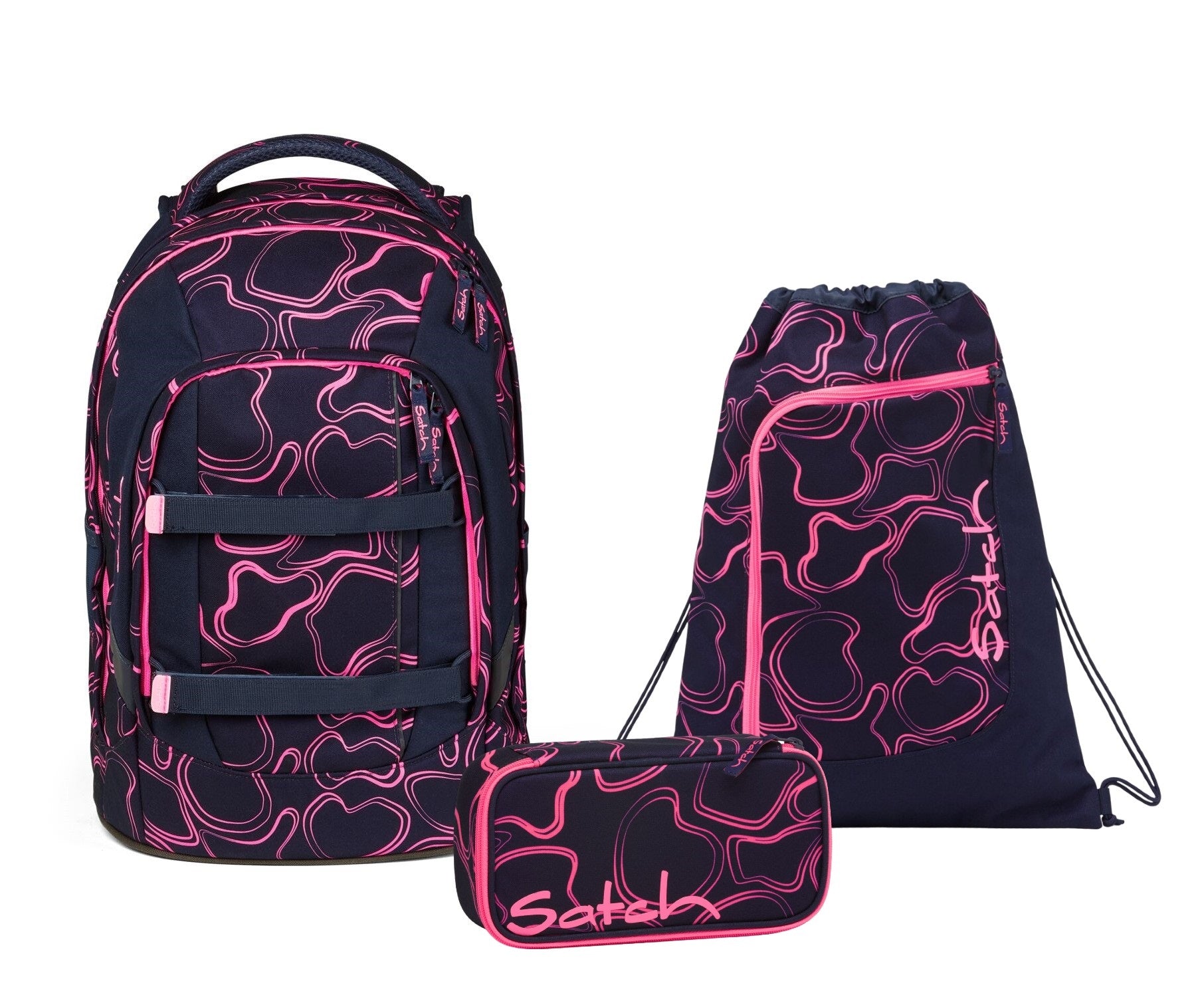 Schulrucksack Set PACK Pink Supreme 3 teilig DSBO24