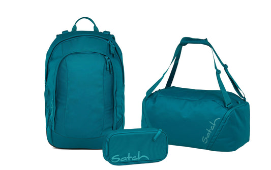 Schulrucksack-Set AIR Deep Petrol 3-teilig, Kollektion 2025
